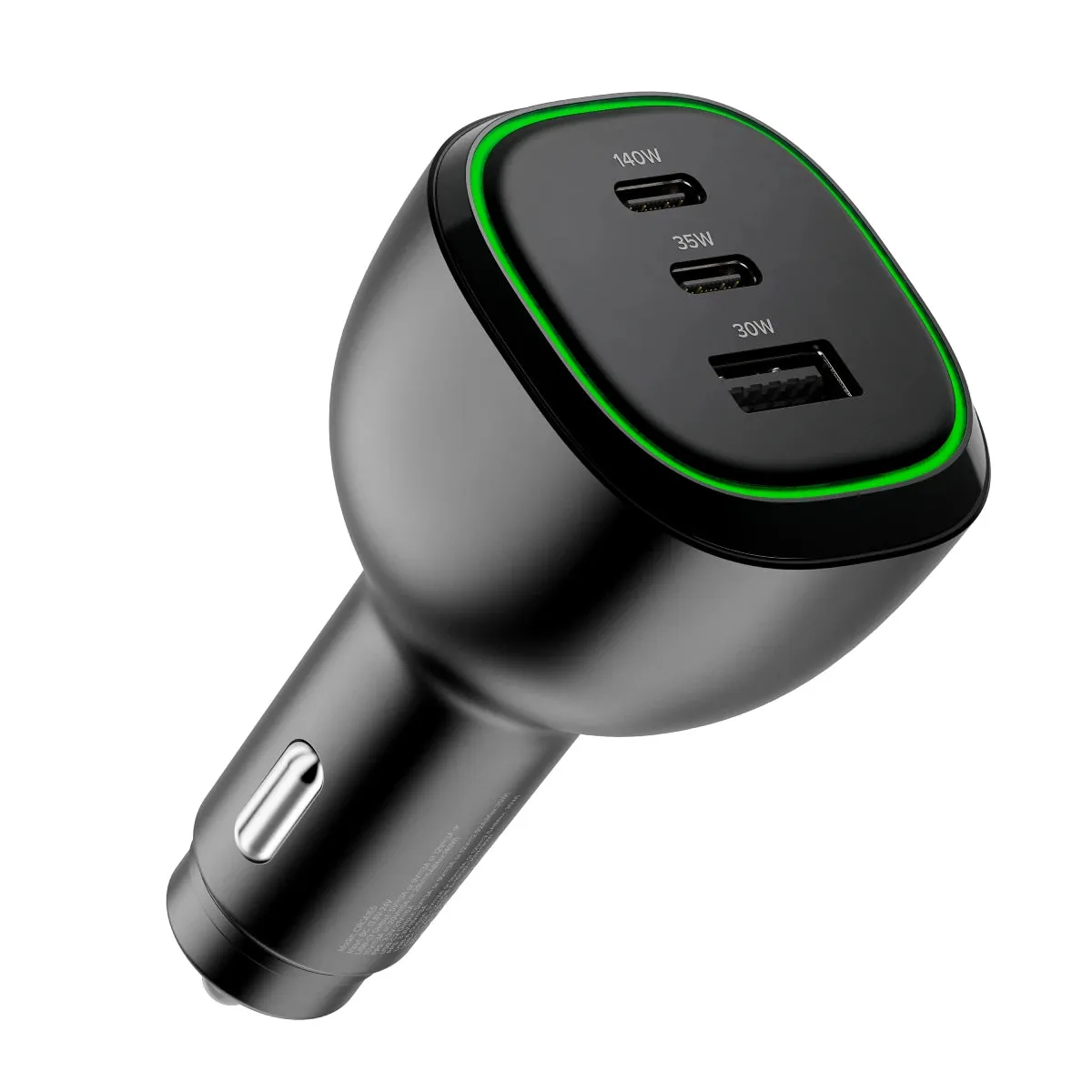 165W Rapid Power USB-C Car Charger with 240W Charging Cable