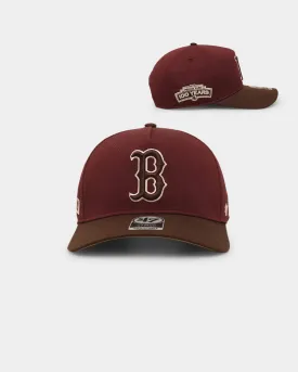 47 Brand Boston Red Sox 'Bacon Me Crazy' MVP DT Snapback Dark Maroon/Brown