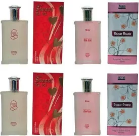 Aone Sweet YA YA and Rose Roze Perfume 100ML Each (Pack of 4)