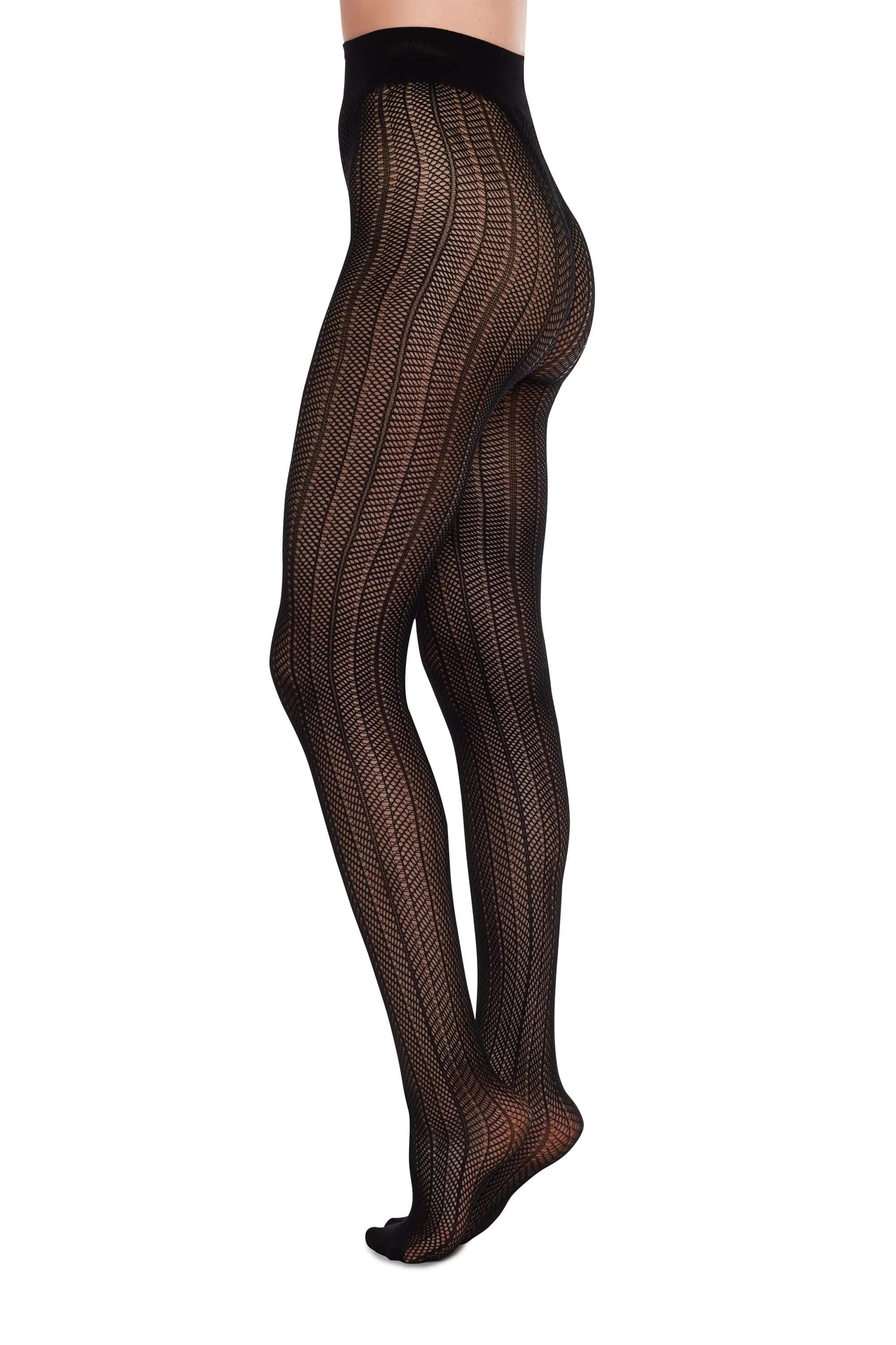 astrid net stockings tights black