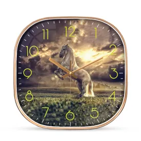 Attractive horse wall clock