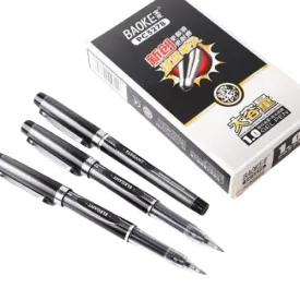 Baoke Neutral Black Gel Pen(Pack of 6)