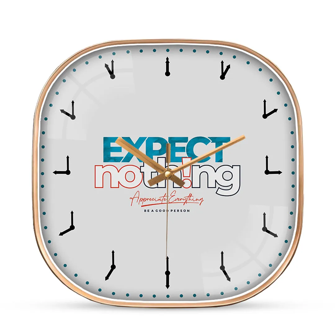 Be good motivational wall clock