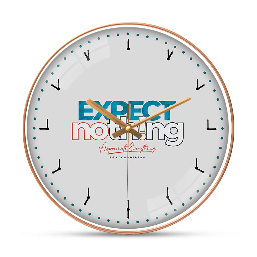 Be good motivational wall clock