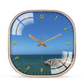 Beach dwarka wall clock