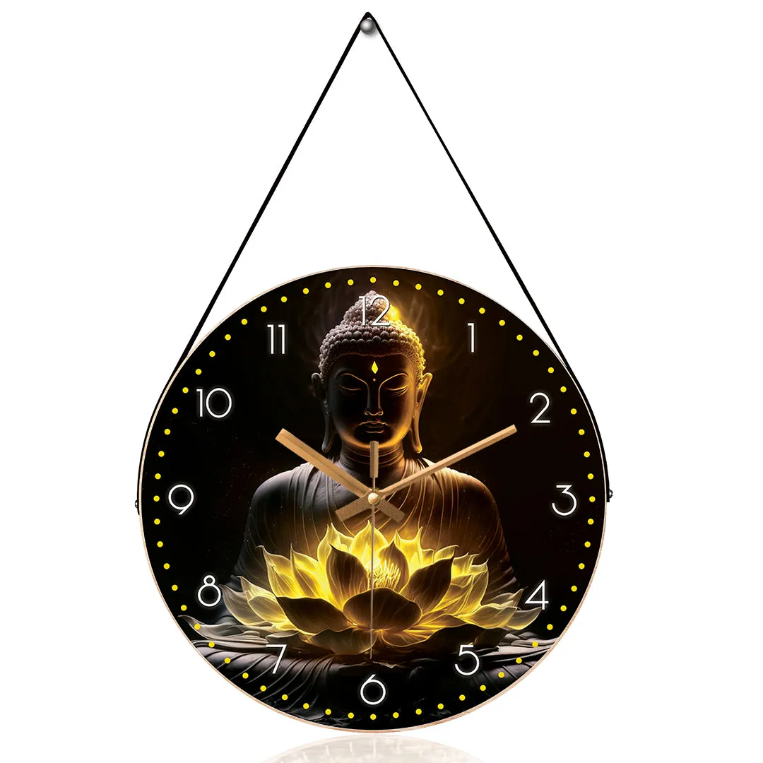 Beautiful buddha wall clock