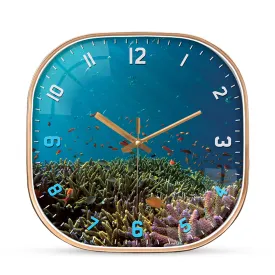 Beautiful fish wall clock