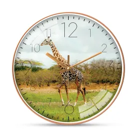 Beautiful giraffe wall clock