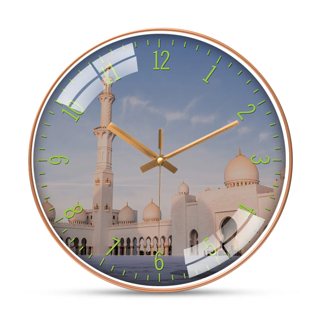 Beautifull Mosque Abu Dhabi Wall Clock