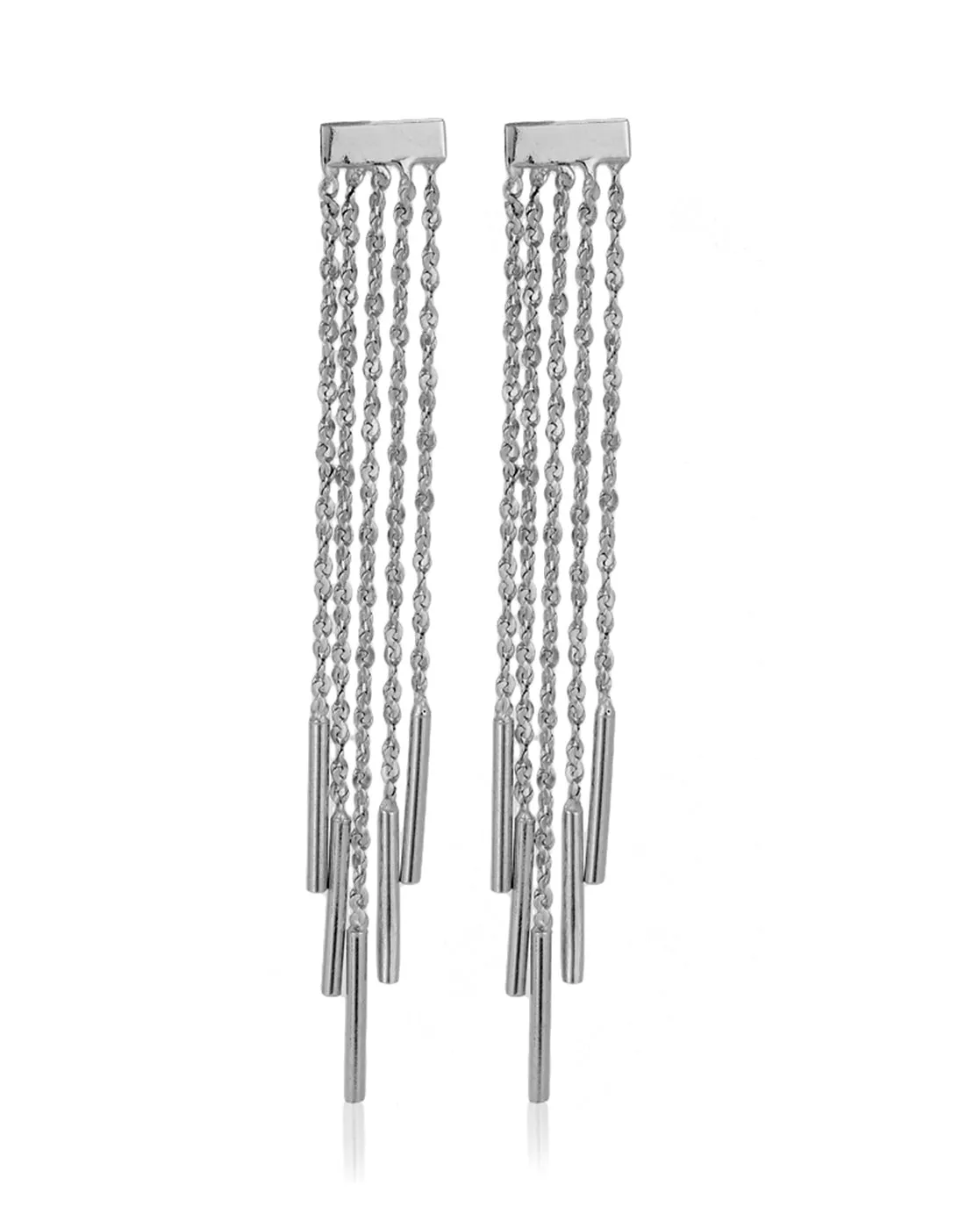 Carlton London 925 Sterling Silver Rhodium Plated Drop Earring For Women