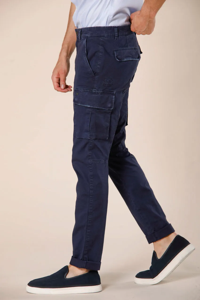 Chile pantalone cargo uomo in twill extra slim ①