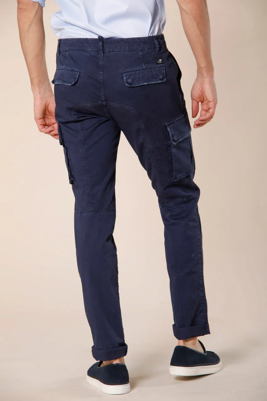 Chile pantalone cargo uomo in twill extra slim ①