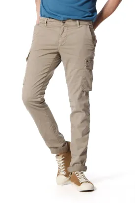 Chile pantalone cargo uomo in twill stretch con special washing extra slim fit