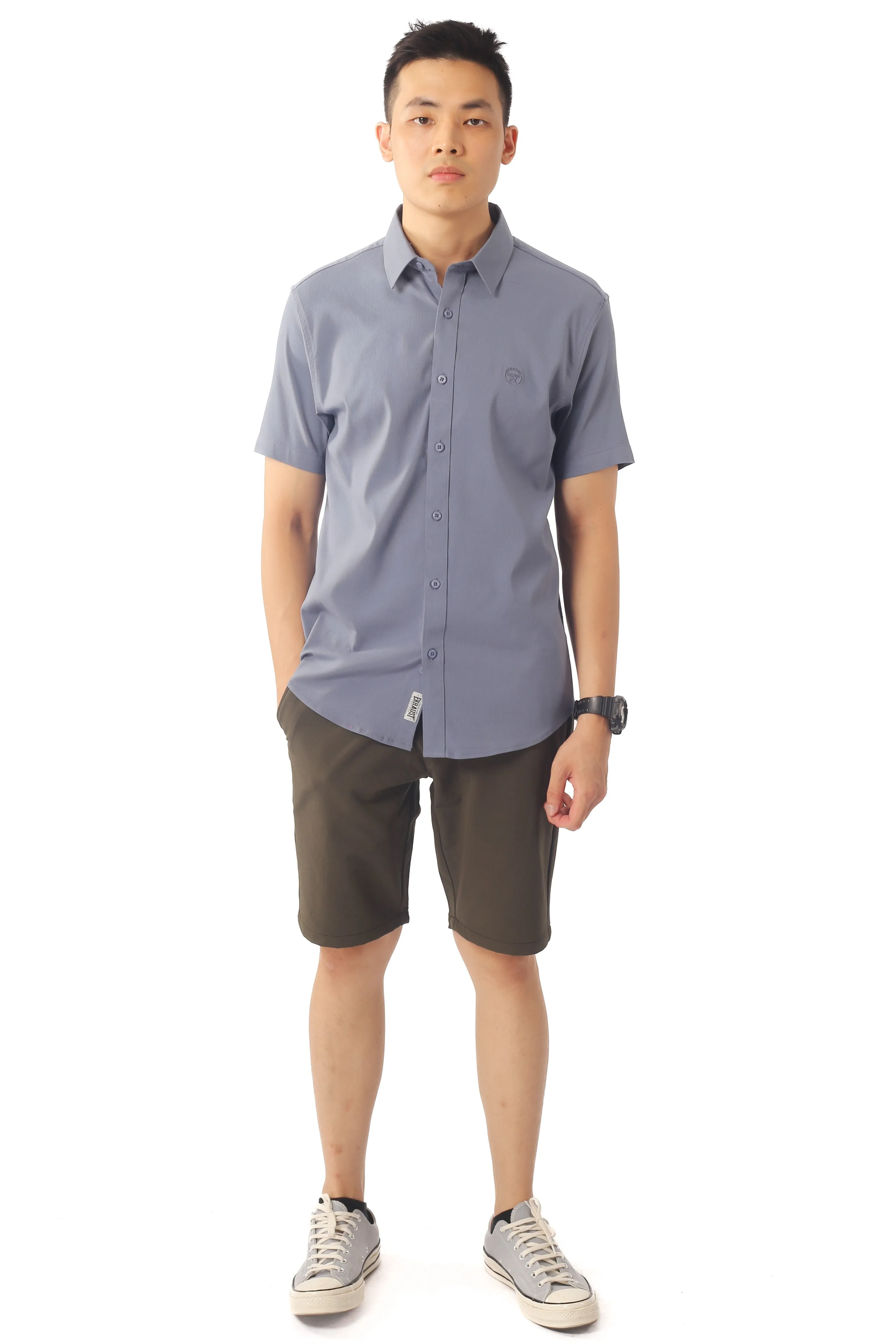 EXHAUST SHORT SLEEVE SHIRT [SLIM FIT] 1691