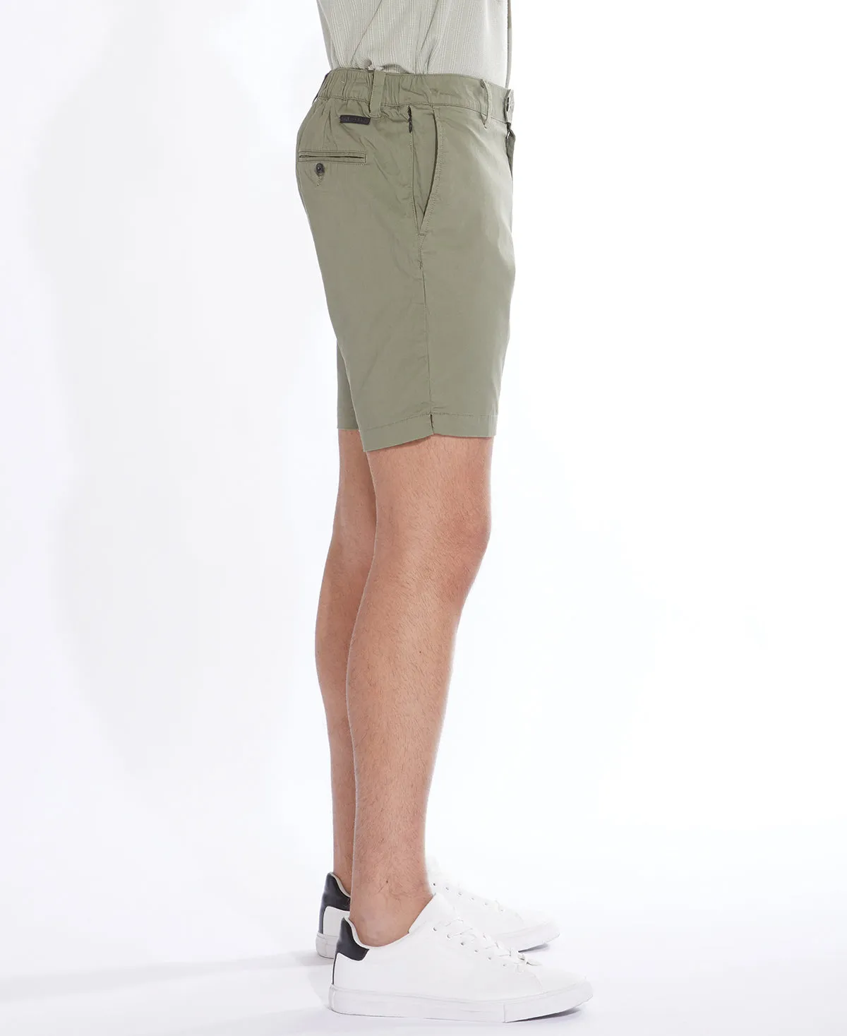 Lucas 6" Tailored Short (Light Olive)