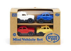 NEW! Mini Vehicle Car 4 pc Set by Green Toys Made in USA