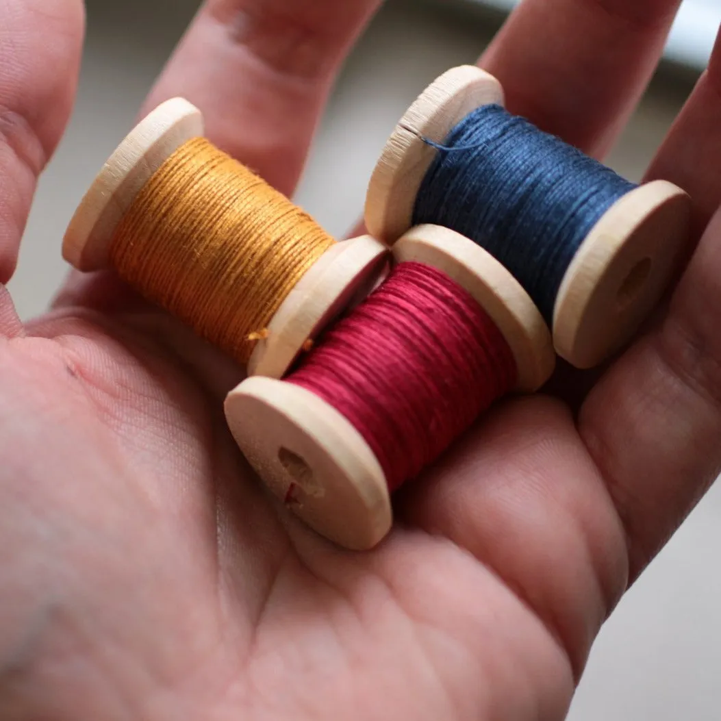 Set of Colored Linen Thread