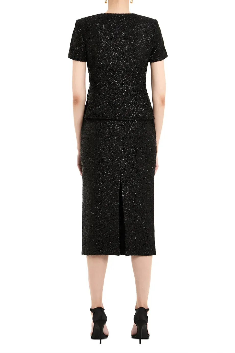 Tinsel Boucle Tailored Midi Dress